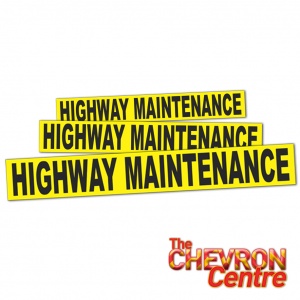 Highway Maintenance Stickers